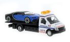 Bburago 1:43 Iveco Daily Transporter autómentő + Bugatti Chiron 18-31400