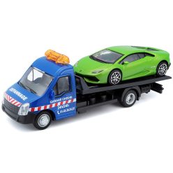   Bburago 1:43 Iveco Daily Transporter autómentő + Lamborghini Huracán 18-31400