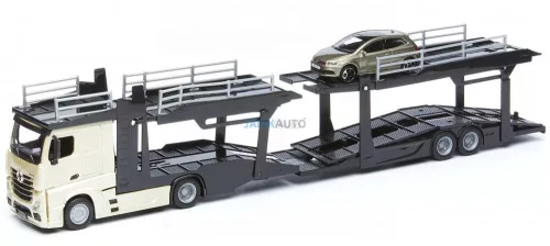 Bburago Street Fire Mercedes autószállító, 1:43