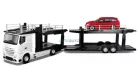 Bburago Street Fire Mercedes autószállító, 1:43