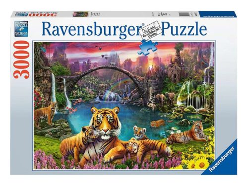 Ravensburger Puzzle 3000 db - Tigrisek a lagúnában