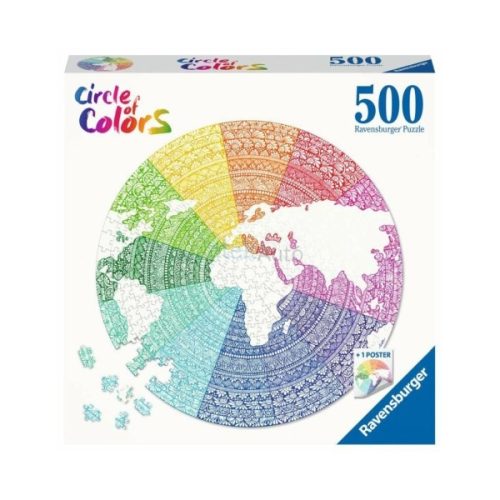 Puzzle kör 500 db - Mandala