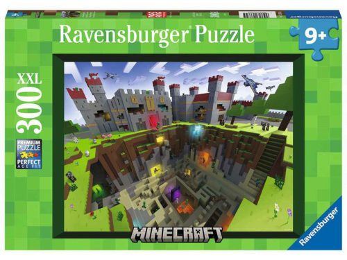 Ravensburger Puzzle 300 db - Minecraft Kivágás