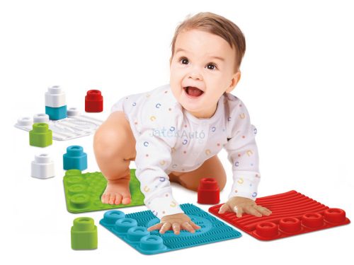 Clementoni Clemmy érzékelést fejlesztő játszószőnyeg építőkockákkal