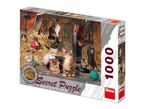 Cicák 1000 darabos titkos puzzle