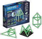 Geomag Glow Recycled 25 darabos sötétben világító mágneses építőjáték