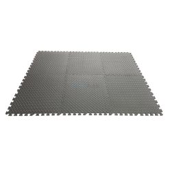 Szürke puzzle tornaszőnyeg, 60x60 cm, 6 db /csomag