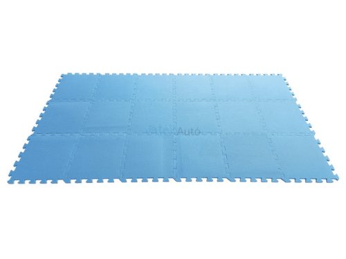 Kék tornaszőnyeg, 30x30 cm, 18 db/csomag