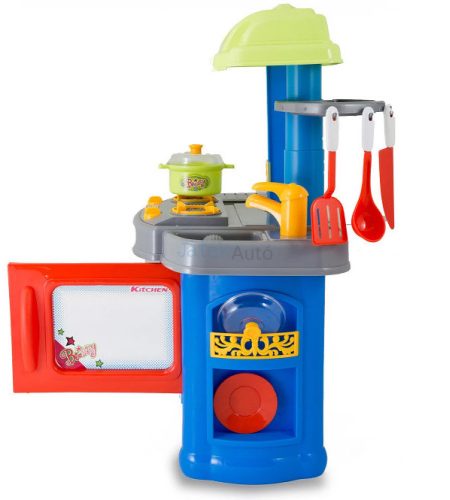 Játékkonyha világítással - kék