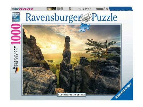 Puzzle 1000 db - Erleuchtung-Elbsandsteing