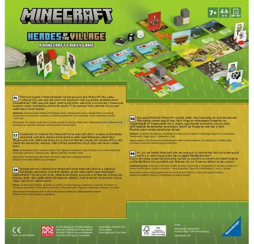 Ravensburger: Társasjáték - Minecraft Heroes of the village
