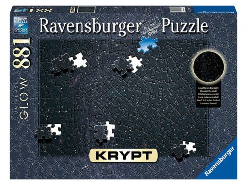 Ravensburger Puzzle 881 db - Krypt Universe Glow