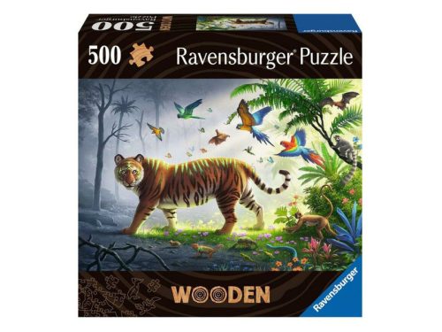 Ravensburger Fa Puzzle 500 db - Tigris a dzsungelban