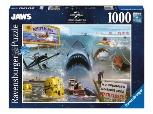 Ravensburger Puzzle 1000 db - Jaws - A cápa