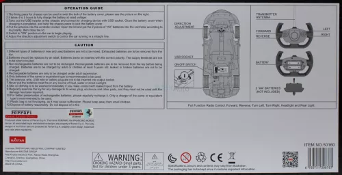 Rastar RC 1:14 Ferrari LaFerrari távirányítós autó (USB) 50160