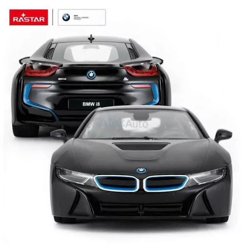 Rastar RC 1:14 BMW I8 távirányítós autó (USB) felfelé nyíló ajtókkal 71070