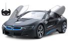 Rastar RC 1:14 BMW I8 távirányítós autó (USB) felfelé nyíló ajtókkal 71070