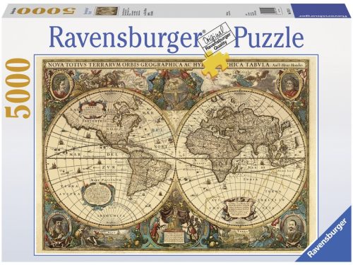 Ravensburger Puzzle 5000 db - Történelmi világtérkép