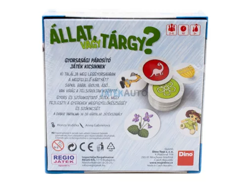 Állat vagy tárgy? Társasjáték
