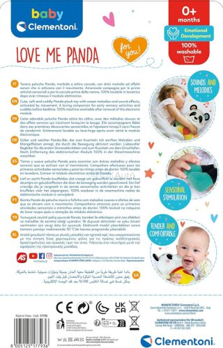 Clementoni Interaktív Plüss Panda