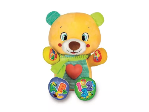 Baby Clementoni Interaktív Tanuló Plüss Mackó Lackó