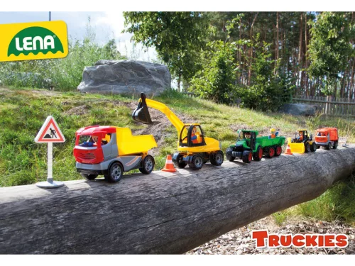 Lena Truckies műanyag markoló figurával, 25 cm 01621