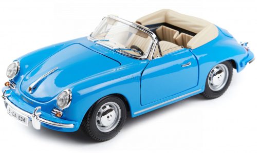 Bburago 1:18 Porsche 356B Cabrio 1961 sportautó 18-12025