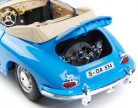 Bburago 1:18 Porsche 356B Cabrio 1961 sportautó 18-12025