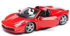 Bburago 1:24 Ferrari 458 Spider Cabrio sportautó 18-26017