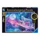 Ravensburger Fluoreszkáló Puzzle 500 db - Az északi fény farkasa