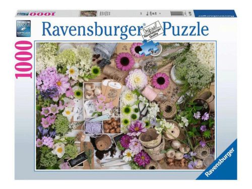 Ravensburger Puzzle 1000 db - Csodálatos virágszeretet