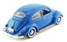 Bburago 1:18 Volkswagen bogárhátú (Beetle Kafer, 1955) autó - Kék 18-12029