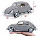 Bburago 1:18 Volkswagen bogárhátú (Beetle Kafer, 1955) autó - Szürke 18-12029