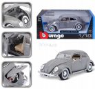 Bburago 1:18 Volkswagen bogárhátú (Beetle Kafer, 1955) autó - Szürke 18-12029