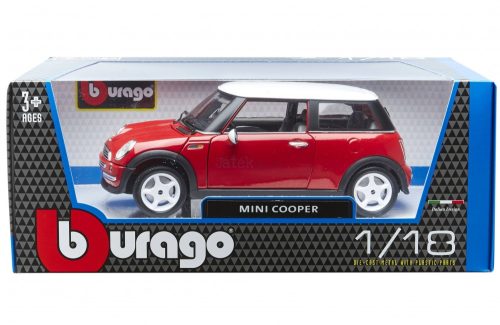 Bburago 1:18 Mini Cooper 2001 személyautó 18-12034R