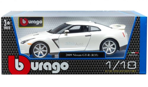 Bburago 1:18 Nissan GT-R R35 COUPE (2009) sportautó 18-12079