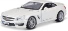 Bburago 1:24 Mercedes-Benz SL 65 AMG Hardtop sportautó - Pearl White 18-21066