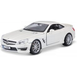   Bburago 1:24 Mercedes-Benz SL 65 AMG Hardtop sportautó - Pearl White 18-21066