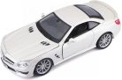 Bburago 1:24 Mercedes-Benz SL 65 AMG Hardtop sportautó - Pearl White 18-21066