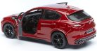 Bburago 1:24 Alfa Romeo Stelvio Q4 Quadrifoglio V6 városi terepjáró 18-21086