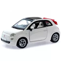   Bburago 1:24 Fiat 500C (2009) Cabriolet személyautó 18-22117