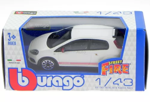 Bburago 1:43 Fiat Grande Punto Abarth (2014) személyautó 18-30198