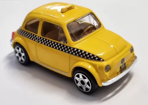 Bburago 1:43 Fiat 500 N.Y.C. taxi (1965) 18-30202