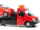 Bburago 1:43 Iveco Daily Transporter autómentő + Fiat 500 18-31402