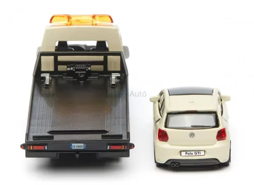 Bburago 1:43 Iveco Daily Transporter autómentő + VW Polo 18-31403