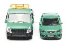 Bburago 1:43 Iveco Daily Transporter autómentő + Ford Focus ST 18-31404