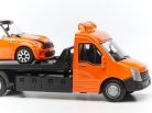 Bburago 1:43 Iveco Daily Transporter autómentő + Mini Cooper 18-31405