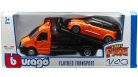 Bburago 1:43 Iveco Daily Transporter autómentő + Mini Cooper 18-31405