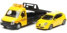 Bburago 1:43 Iveco Daily Transporter autómentő + Alfa MiTo 18-31406