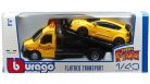 Bburago 1:43 Iveco Daily Transporter autómentő + Alfa MiTo 18-31406